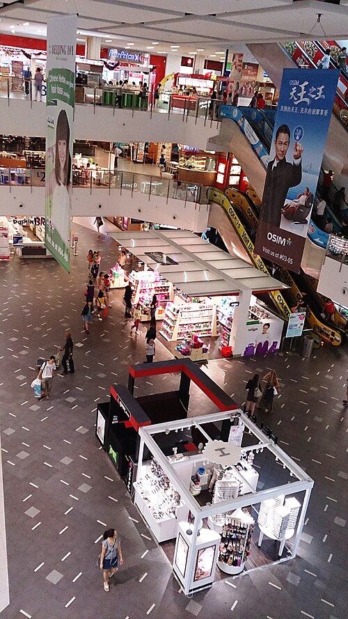 NEX mall interior, Serangoon